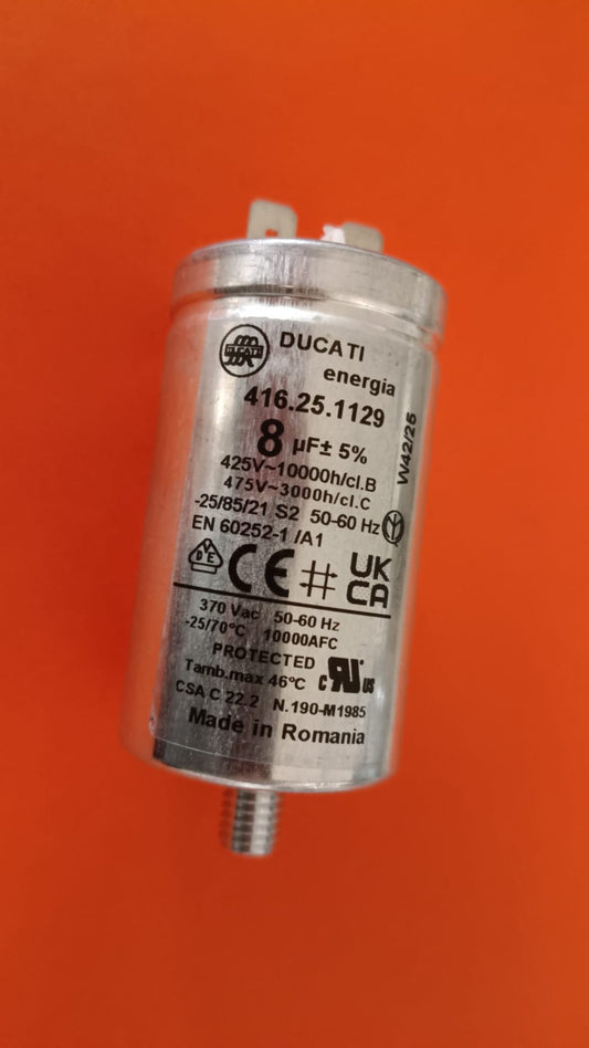 WHIRLPOOL CONDENSATORE DUCATI 8µF 475V INDESIT ARISTON 482000030182