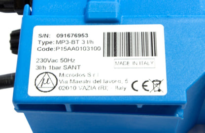 POMPA PERISTALTICA 3L/H C/TIMER MP3-BT 5111035 .