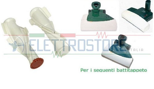 FOLLETTO COPPIA RULLI SPAZZOLE MATERASSI X BATTITAPPETO ET340 EB350 EB351