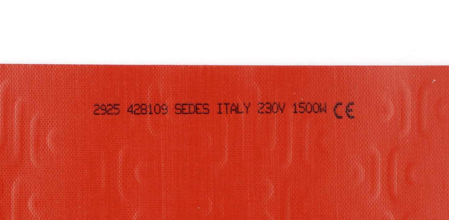 RESISTENZA BAGNOMARIA SILICONE 1500W 230V 29x40cm SEDES 428109