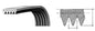 BOSCH CINGHIA 1243H8 LAVATRICE ORIGINALE 00661725