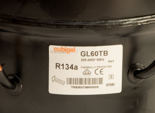 COMPRESSORE CUBIGEL GL60TB = GU60TG  R134A HMBP 5,68CC