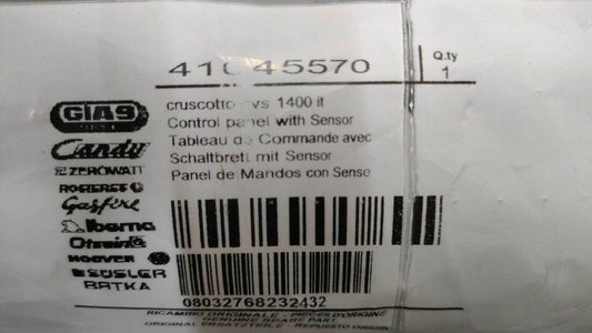 CRUSCOTTO LAVATRICE CANDY HOOVER ORIGINALE 41045570