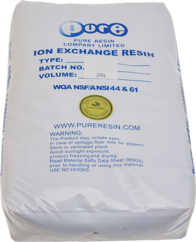 RESINA PER ADDOLCITORE SACCO DA 25L/20KG