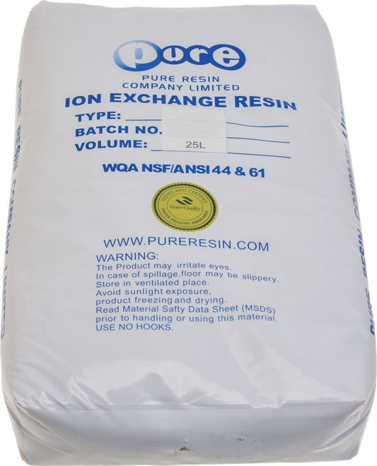 RESINA PER ADDOLCITORE SACCO DA 25L/20KG