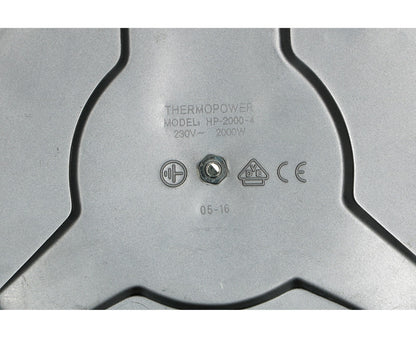 PIASTRA ELETTRICA 2000W 230V Ø 22cm