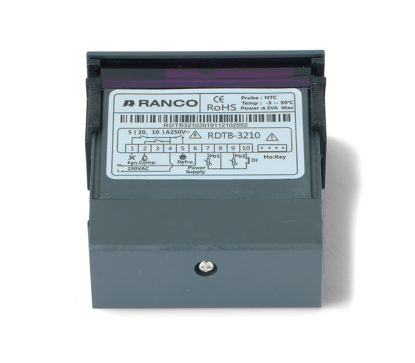 TERMOSTATO RANCO DIGITALE 230V RANCO RDTB-3210