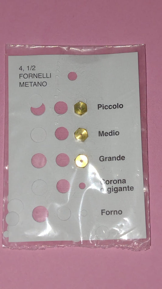 Serie ugelli 4,5MB METANO per fornelli