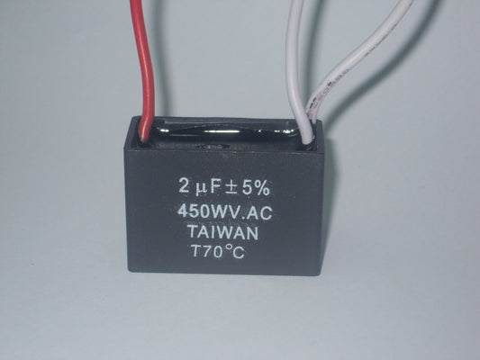 CONDENSATORE 3FILI 2,5mf  +/-10% 450V 50/60HZ T70°C *