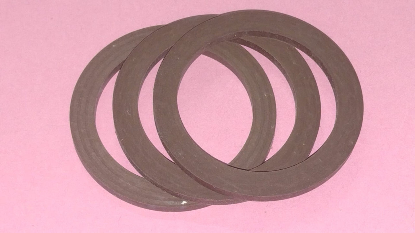 GUARNIZIONE CAFFETTIERA GIANNIINA 1 TAZZA KIT 3pz DIAMETRO ESTERNO 53 INTERNO 41