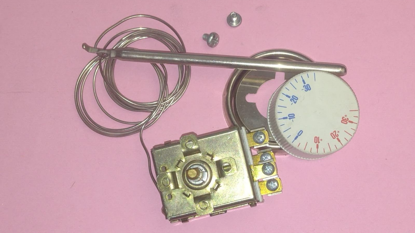 TERMOSTATO MONOFASE -35 + 35°C COMPLETO 3 CONTATTI