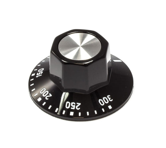 MANOPOLA FORNO NERA ø 50 mm 50-300°C EGO 0000.524.807 3444441