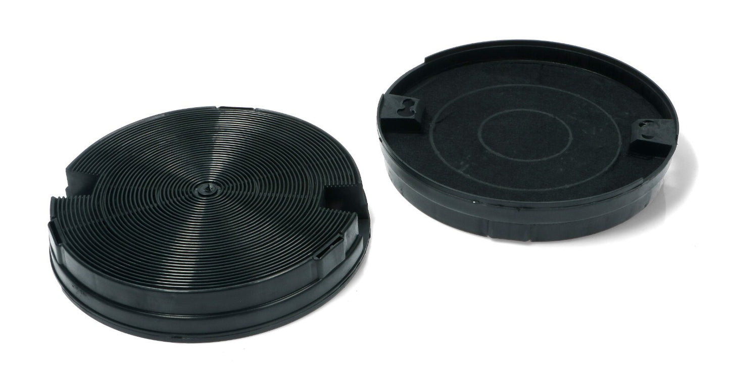 Kit 2 PZ Filtri Carbone per Cappa Elica Diametro 195mm H35mm MOD 29 Alba Cubo