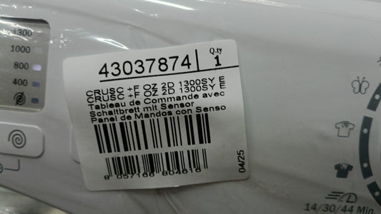 CANDY  CRUSCOTTO COMANDI PANNELLO CONTROLLO LAVATRICE ORIGINALE 43037874