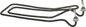 RESISTENZA VASCA 2000W 230V 3355570 Comenda 110269 Hoonved 35230