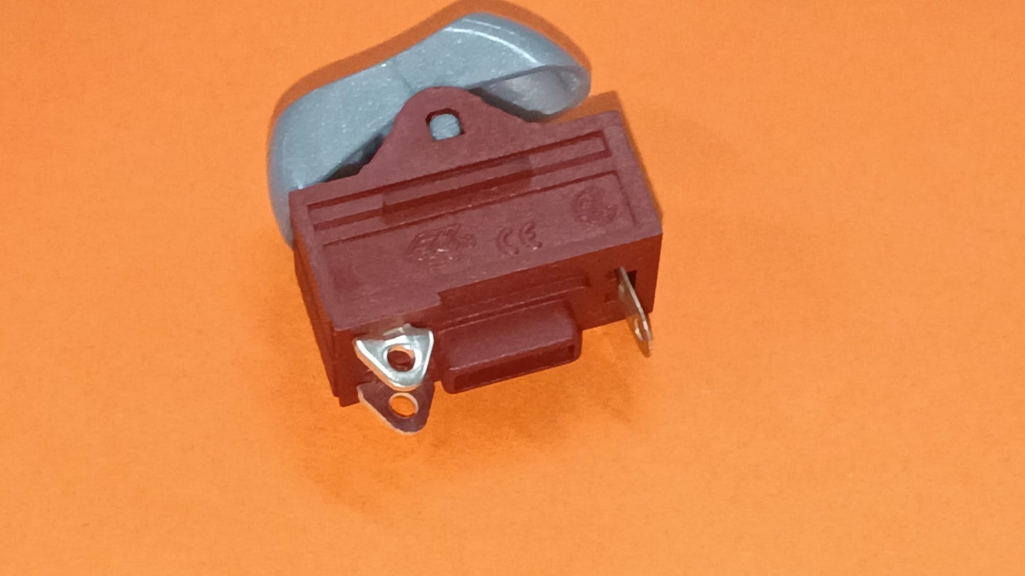 GAMMAPIU' INTERRUTTORE PHON ARGENTO 0-I-II BLU AINZINA 1002