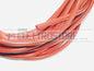 TUBO SILICONATO 4x7mm SILICONE ROSSO VAPORE ALTE TEMPERATURE MAX 200°C