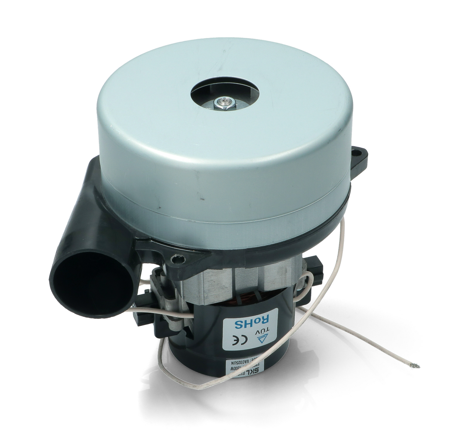MOTORE CON TUBO CANNOTTO ASPIRAPOLVERE TRAINO BIDONE A CARRELLO 1200W 230V Hz50