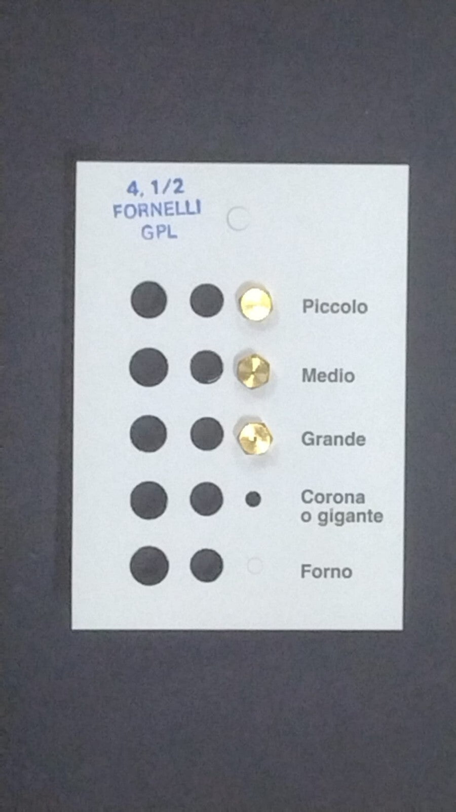UGELLI 4,5 GPL UGELLI 4 1/2 GPL