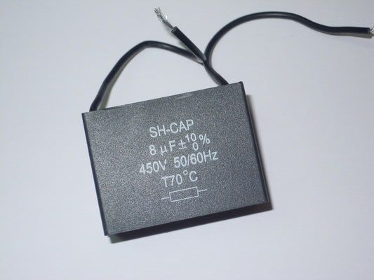 CONDENSATORE 6mf  +/-10% 450V 50/60HZ T70°C