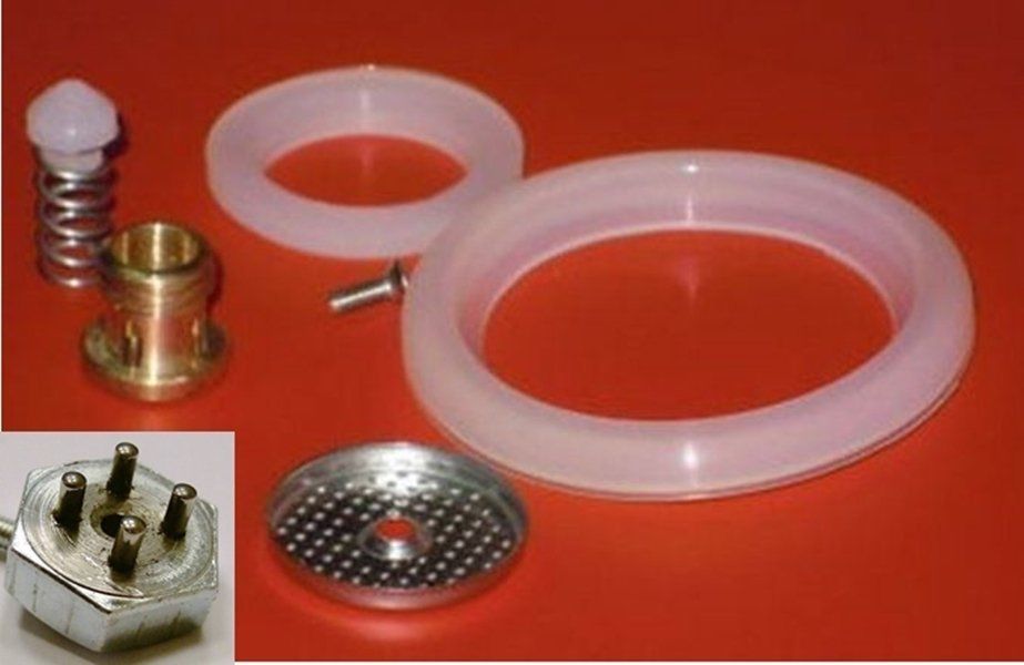MOKONA BIALETTI KIT MANUTENZIONE COMPLETO VALVOLA GUARNIZIONI FILTRI + CHIAVE