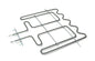 RESISTENZA forno SUPERIORE/GRILL 2450W RESISTENZA WHIRLPOOL 481010452560 4000112
