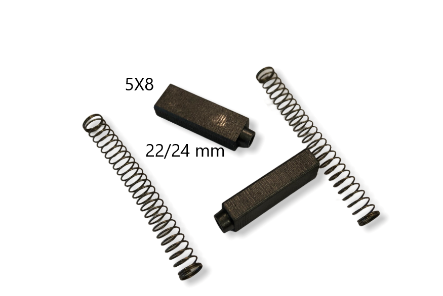 Coppia spazzole Carboncini di ricambio per motore Folletto K136 K135 K131 K130