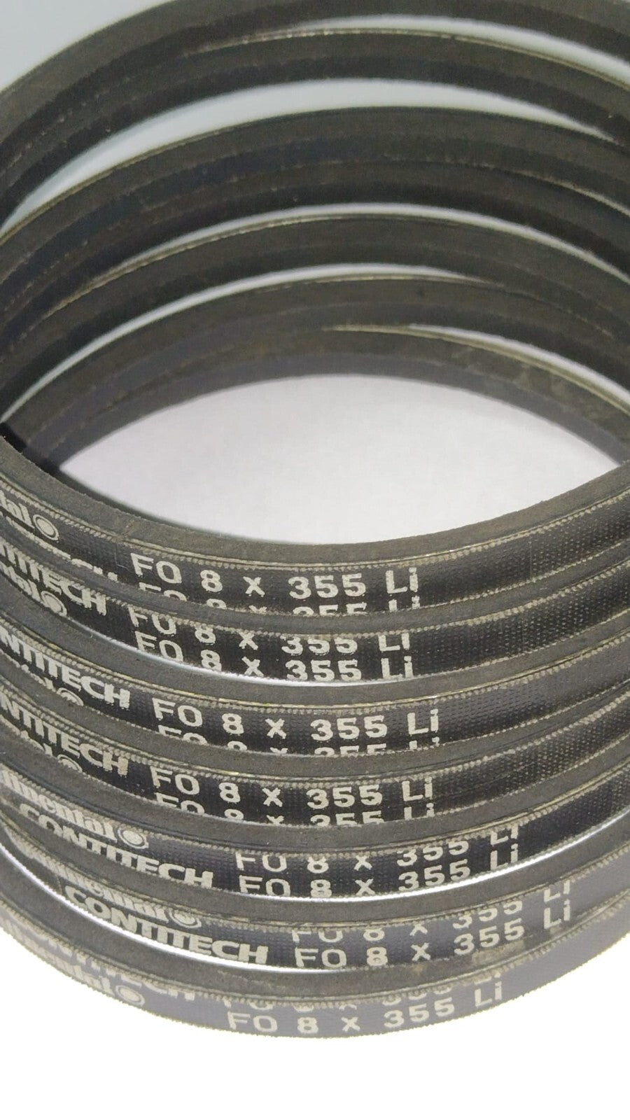 CINGHIA TRAPEZOIDALE 8mm SVILUPPO 355mm 8x355 Li CINGHIA AFFETTATRICE 8x355