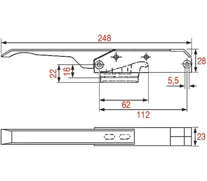 GERMANI CHIUSURA DX-SX 5244L 3242950 Made in Italy