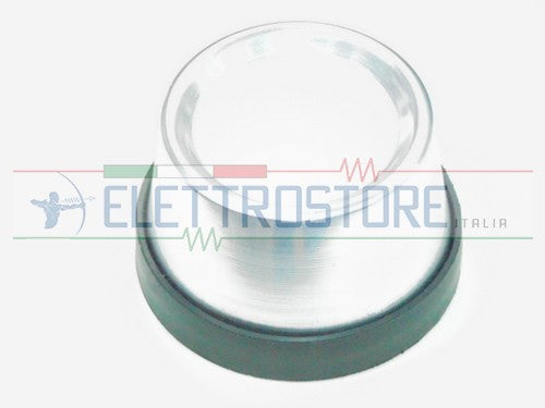 SUPPLEMENTO PIEDINO IN ALLUMINIO H.45mm 78mm BASE IN GOMMA 60mm APPOGGIO