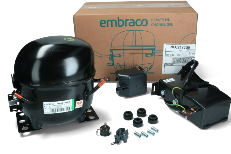 COMPRESSORE EMBRACO NEU2178GK R404a LBP 16,8cc