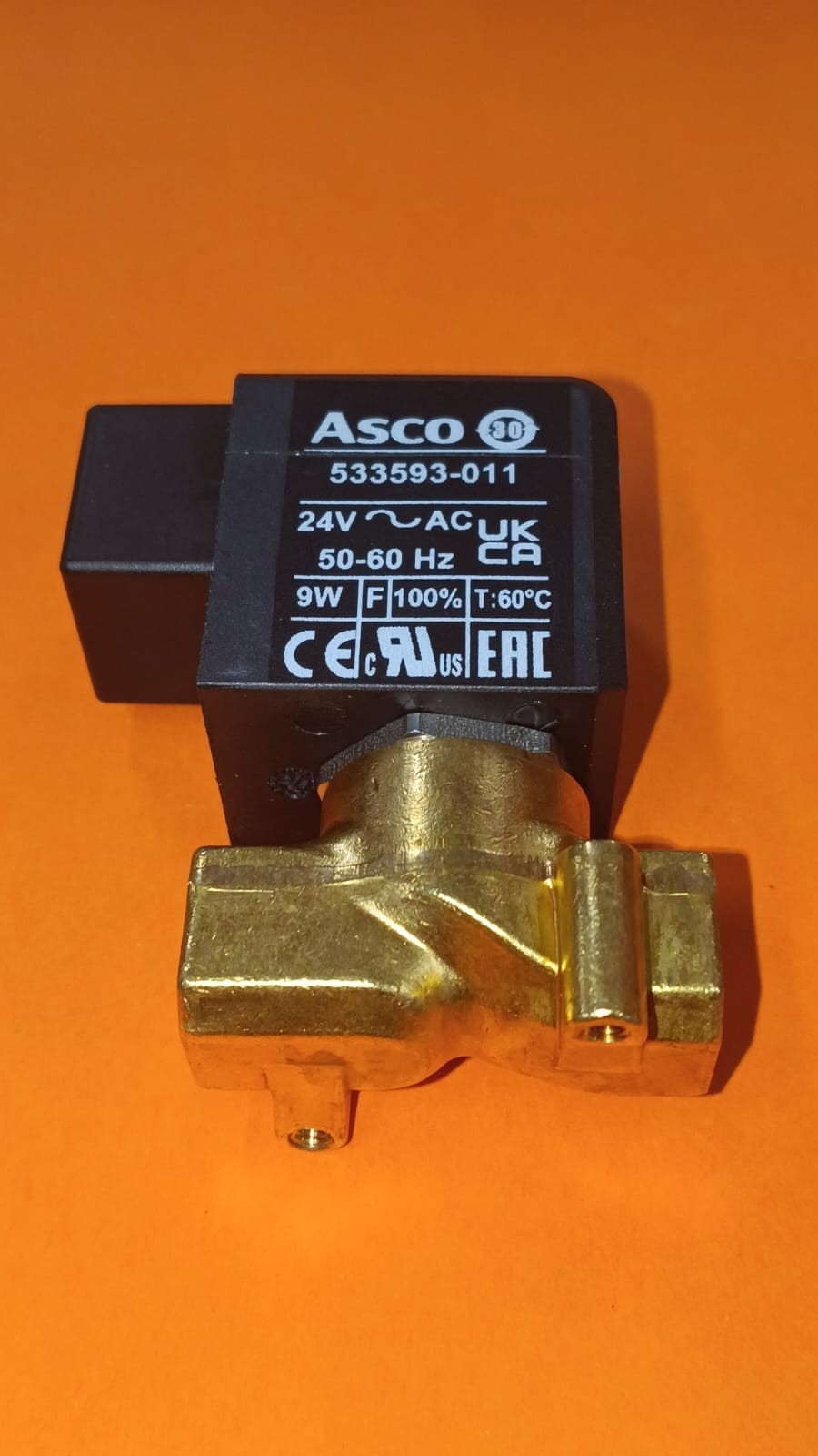 ELETTROVALVOLA SIRAI 2 VIE 24V AC 9W 1/4F 1/4F DN 3mm ASCO533593-011