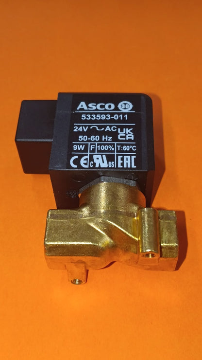 ELETTROVALVOLA SIRAI 2 VIE 24V AC 9W 1/4F 1/4F DN 3mm ASCO533593-011