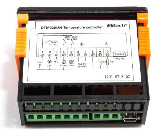 TERMOSTATO DIGITALE TERMOSTATO DIGITALE 2 NTC 10A ETC-974 SKL DTM020UN