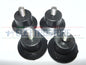 KIT PIEDINI AFFETTATRICE 4Pz GOMMA FILETTO 8mm ALTEZZA 22mm + VITE