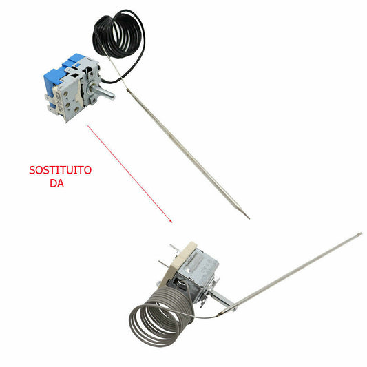 Termostato come Whirlpool 480121100077 278°C EGO 55.17059.330 2 contatti
