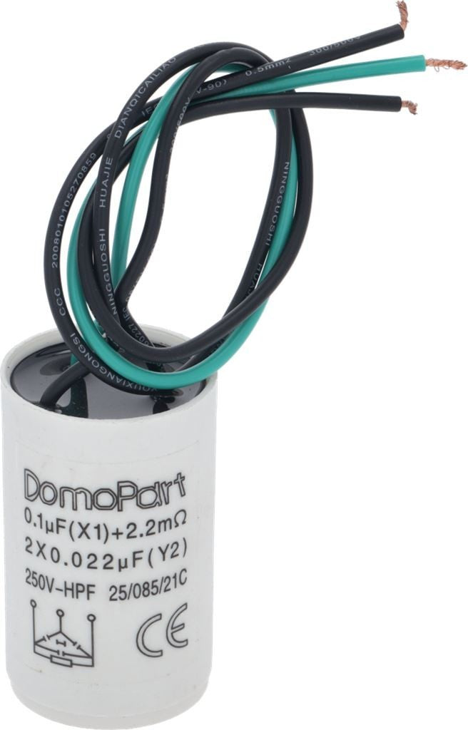 FILTRO ANTIDISTURBO 0,1µF+2X0,022µF