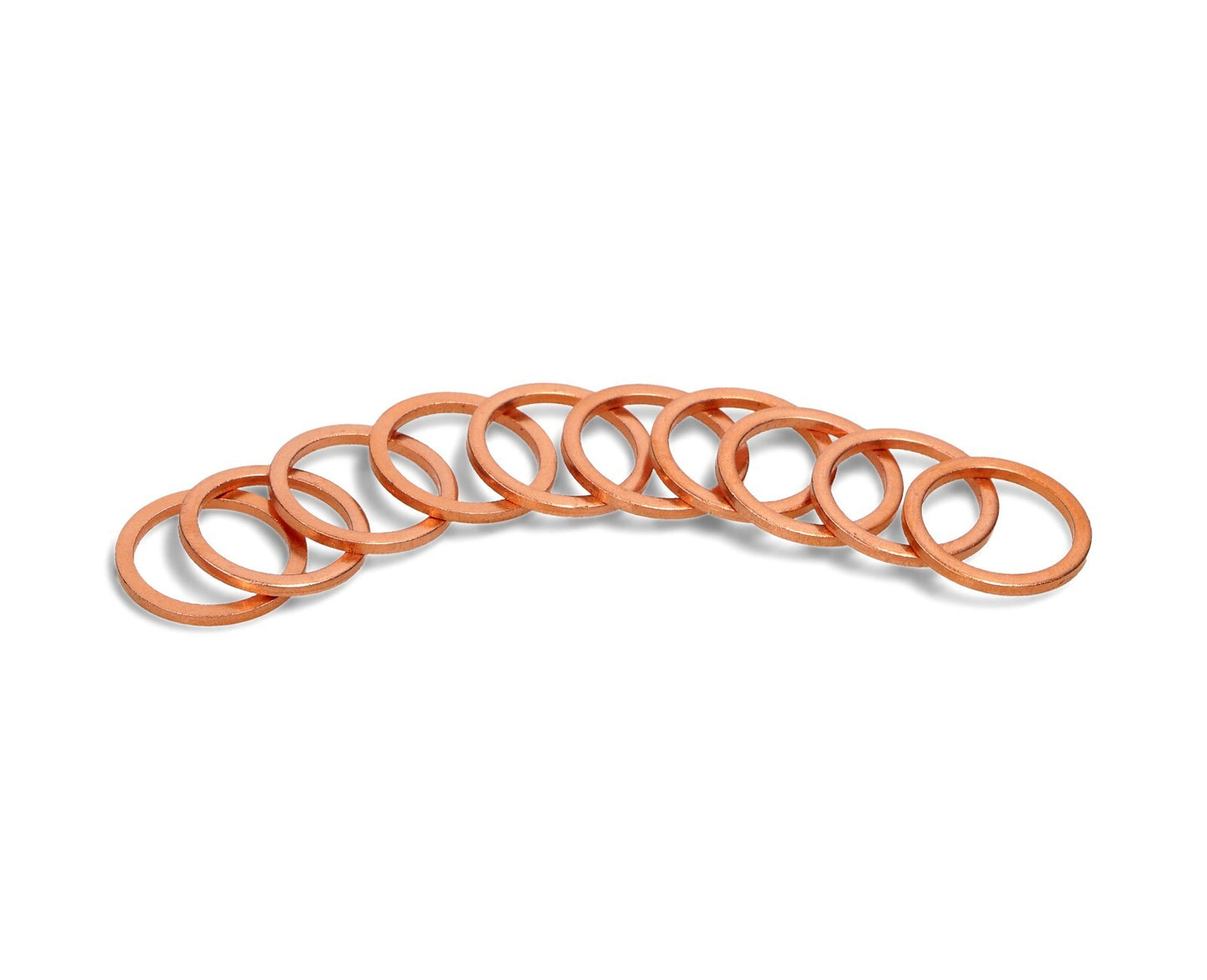 GUARNIZIONE PIANA IN RAME per MACCHINE DA CAFFÈ Ø18x14x1,5mm KIT 10pz