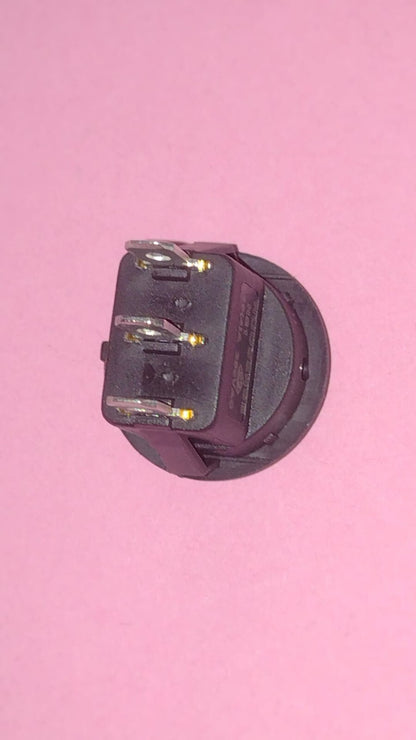 Deviatore A Bilanciere 10A 250V Nero DE/3436H-C