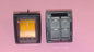 Interruttore 22x30 bipolare luminoso giallo con protezione 250V 16A 4 faston