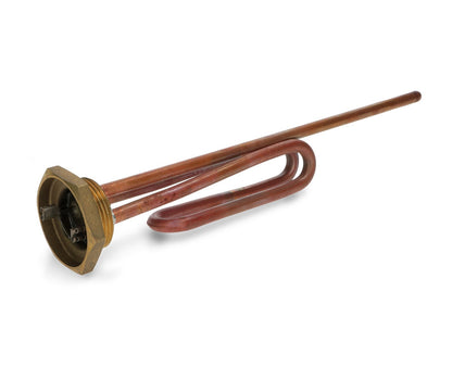 RESISTENZA RICURVA A TAPPO CON PORTA ANODO 11/4 1200W 230V LUNGHEZZA 16,5+27cm
