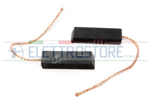 2 Spazzole Carboncini Motore Lavatrice universali 5mm x 13,5mm x 35mm