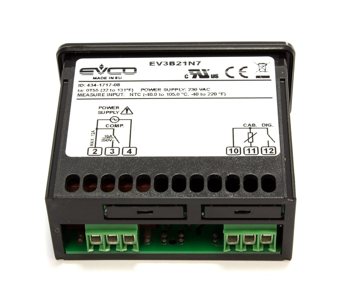 TERMOSTATO DIGITALE C/SONDA 230V EVCO EV3B21N7 5109745