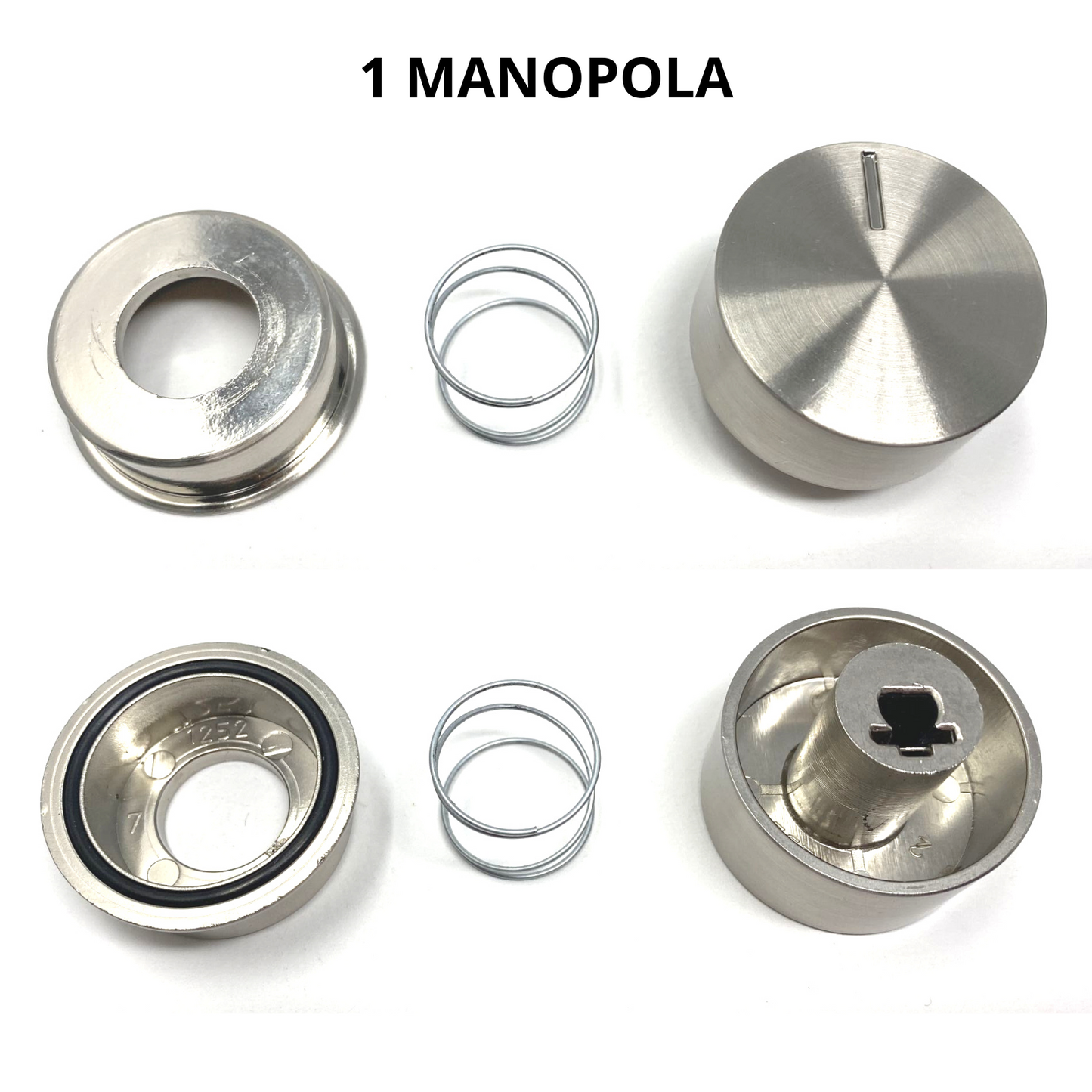 MANOPOLA FRANKE PIANO COTTURA MOD.FHNE FORO mm.6 ARGENTO ORIGINALE 133.0312.533
