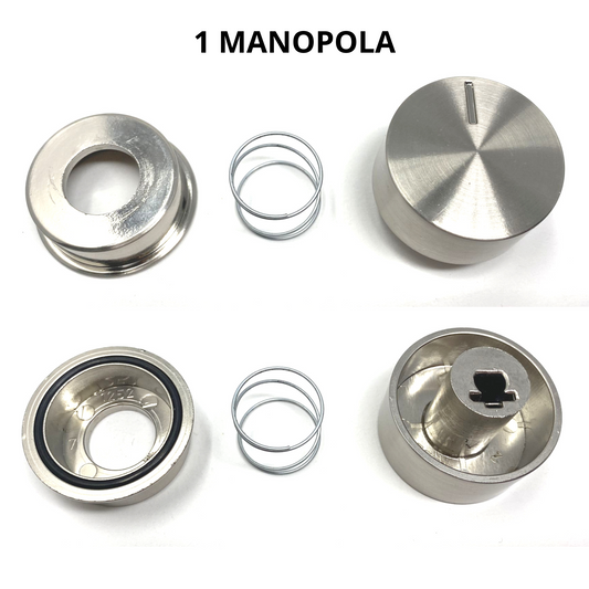 MANOPOLA FRANKE PIANO COTTURA MOD.FHNE FORO mm.6 ARGENTO ORIGINALE 133.0312.533