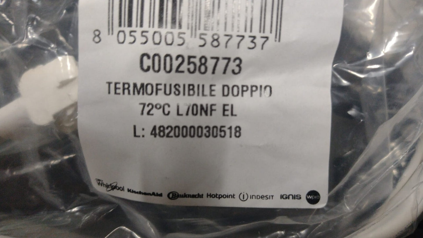 TERMOFUSIBILE DOPPIO 72°C L70NF EL TAN5FNFS 482000030518 C00258773