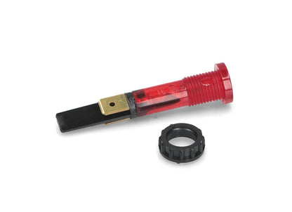 SPIA LUMINOSA TONDA ROSSA SERIE SX31 230V 120°C TESTA Ø13,5mm FORO Ø10mm SWT725