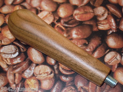IMPUGNATURA PORTAFILTRO IN LEGNO NOCE NAZIONALE FILETTO 10mm