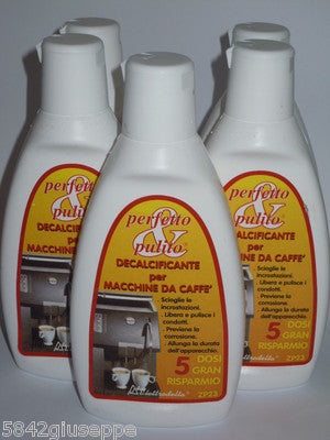 DECALCIFICANTE CAFFE' DECALCIFICANTE MACCHINE DA CAFFE' 5pz 250ml X 5 *