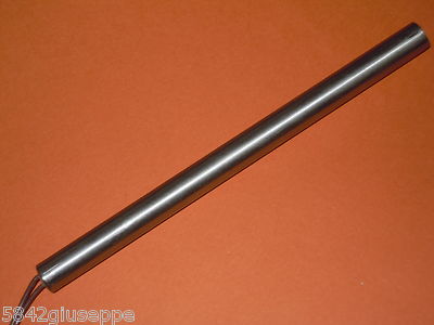 RESISTENZA A CARTUCCIA 135mm x 9,5mm 230V 150W CAVO 25cm RESISTENZA PELLET *